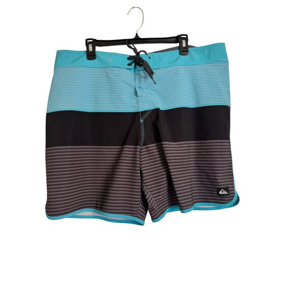 Quicksilver Men’s Highline Surfsilk Boardshorts Size 40 Pocket Tie Waist NWOT - Picture 1 of 9